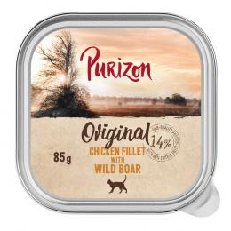 Purizon Original Schalen 24 x 85 g - Hühnerfilet mit Wildschwein