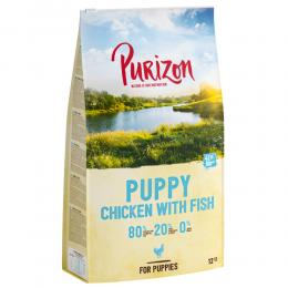 Purizon Puppy Huhn mit Fisch - getreidefrei - Sparpaket: 2 x 12 kg