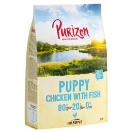 Purizon Puppy Huhn mit Fisch - getreidefrei - Sparpaket: 4 x 1 kg