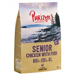 Angebot für Purizon Senior Huhn mit Fisch - getreidefrei - Sparpaket: 4 x 1 kg - Kategorie Hund / Hundefutter trocken / Purizon / Senior.  Lieferzeit: 1-2 Tage -  jetzt kaufen.