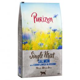Purizon Single Meat Lachs mit Kornblumenblüten - 2 x 6,5 kg