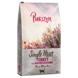 Purizon Single Meat Sparpaket 2 x 6,5 kg - Pute mit Heidekrautblüten