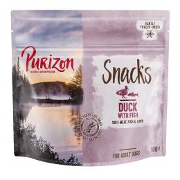 Purizon Snack Sparpaket 3 x 100 g - Ente mit Fisch 3 x 100 g