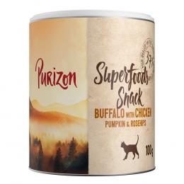 Purizon Superfood Snack 100 g - Büffel mit Huhn, Kürbis & Hagebutten 3 x 100 g
