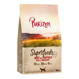 Purizon Superfoods herzhaftes Rind mit Büffel, Erbsen und Granatapfel - 6,5 kg