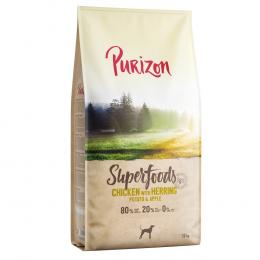 Purizon Superfoods Huhn mit Hering, Kartoffeln und Äpfeln - Sparpaket: 2 x 12 kg