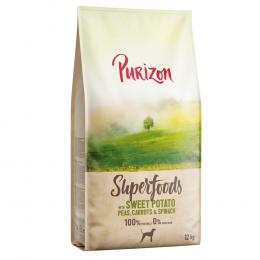 Purizon Superfoods Veggie Süßkartoffeln mit Erbsen, Karotten & Spinat - 12 kg