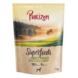 Purizon Superfoods Veggie Süßkartoffeln mit Linsen, Apfel & Kürbis - 1 kg