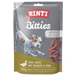 RINTI Bitties Adult Soft Sticks 100 g - Ente mit Ananas & Kiwi
