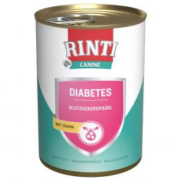 RINTI Canine Diabetes mit Huhn 400 g - Sparpaket: 24 x 400 g