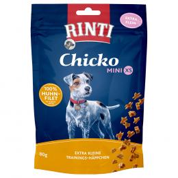 Angebot für RINTI Chicko Mini XS - Sparpaket: Huhn 12 x 80 g - Kategorie Hund / Hundesnacks / RINTI / Rinti Chicko.  Lieferzeit: 1-2 Tage -  jetzt kaufen.