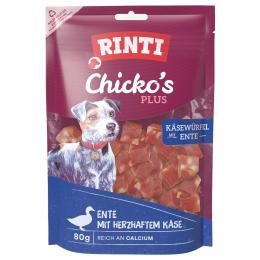 RINTI Chicko Plus Käse & Ente Würfel - 80 g