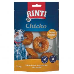 RINTI Chicko's Dauer-Kauringe mit Huhn - Sparpaket: 10 x 30 g