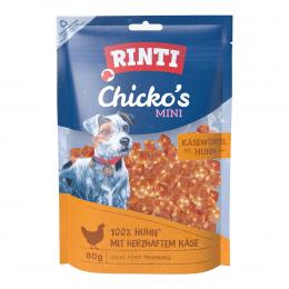 RINTI Chicko's MINI Käsewürfel Huhn 80 g