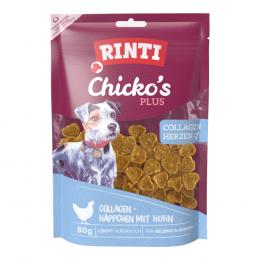 RINTI Chicko's Plus Collagen Hearts - Sparpaket: 3 x 80 g Huhn