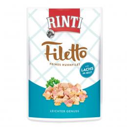Rinti Filetto Huhn und Lachs in Jelly 24x100g