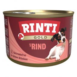 RINTI Gold 12 x 185 g - Rindstückchen