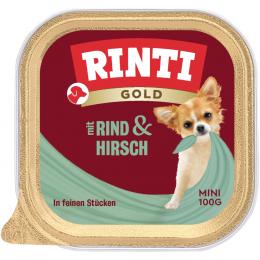 RINTI Gold Mini - Rind & Perlhuhn (16 x 100 g)