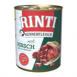 Rinti Kennerfleisch mit Hirsch 12x800g