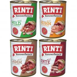 Rinti Kennerfleisch Mix Lamm und Huhn und Ente und Wild 24x800g