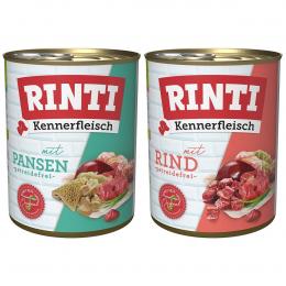 Rinti Kennerfleisch pur Mix Rind und Pansen 24x800g