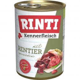 Rinti Kennerfleisch Rentier 24x400g