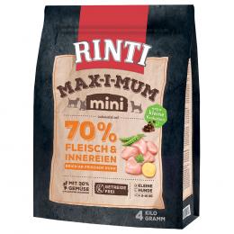 RINTI Max-I-Mum Mini Adult Huhn  - Sparpaket: 2 x 4 kg