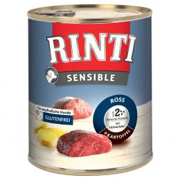 RINTI Sensible 6 x 800 g - Ross, Hühnerleber & Kartoffel