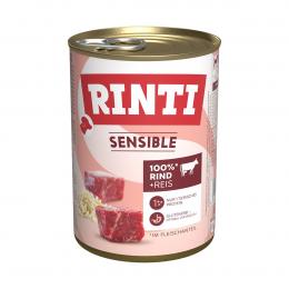 Rinti Sensible Rind und Reis 24x400g