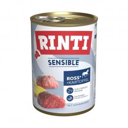 Rinti Sensible Ross und Hühnerleber und Kartoffel 12x400g