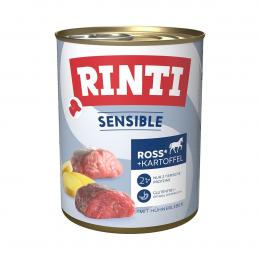 Rinti Sensible Ross und Hühnerleber und Kartoffel 800g