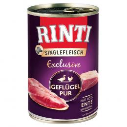 RINTI Singlefleisch Exclusive 6 x 400 g Geflügel Pur