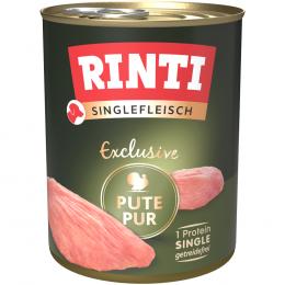 RINTI Singlefleisch Exclusive 6 x 800 g - Pute Pur