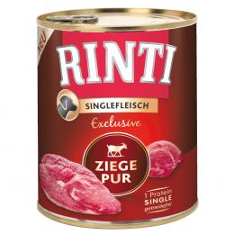 RINTI Singlefleisch Exclusive 6 x 800 g - Ziege pur