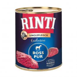RINTI Singlefleisch Exclusive Ross Pur 12x800g