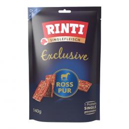 RINTI Singlefleisch Exclusive Snack Bigpack - Sparpaket: 3 x 140 g Ross pur