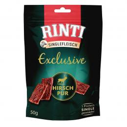 Rinti Singlefleisch Exclusive Snack Hirsch pur 12x50g