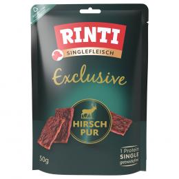 RINTI Singlefleisch Exclusive Snack - Hirsch Pur 50 g