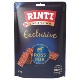 RINTI Singlefleisch Exclusive Snack - Ross Pur 50 g