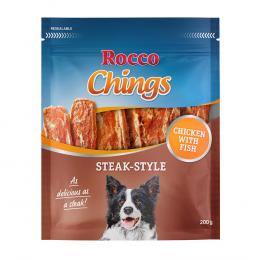 Rocco Chings Steak Style 200 g / Sparpaket % - Hühnerfleisch 1 x 200 g