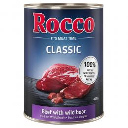 Rocco Classic 6 x 400 g - Rind mit Wildschwein
