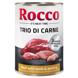 Rocco Classic Trio di Carne - 6 x 400 g - Rind, Lamm & Geflügel