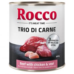 Rocco Classic Trio di Carne - 6 x 800 g - Mix aus 3 Sorten