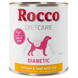 Rocco Diet Care Diabetic Huhn & Rind mit Reis 800g 6 x 800 g