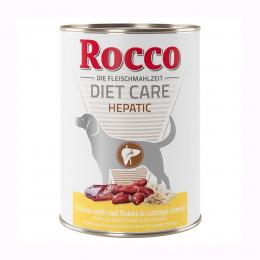 Rocco Diet Care Hepatic Huhn mit Haferflocken & Hüttenkäse 400g  6 x 400 g