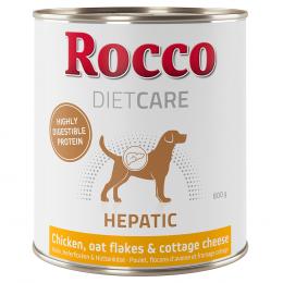 Rocco Diet Care Hepatic Huhn mit Haferflocken & Hüttenkäse 800g 12 x 800 g