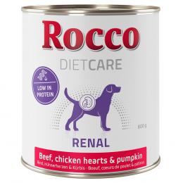 Rocco Diet Care Renal Rind mit Hühnerherzen & Kürbis 800 g  12 x 800 g