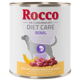 Rocco Diet Care Renal Rind mit Hühnerherzen & Kürbis 800 g  6 x 800 g