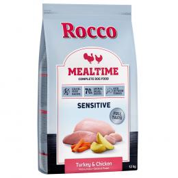 Rocco Mealtime Sensitive - reich an frischer Pute und frischem Huhn 12 kg