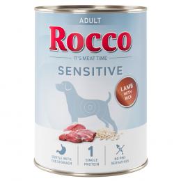 Rocco Sensitive 6 x 400 g / 800 g Neue Rezeptur - 6 x 400 g: Lamm mit Reis